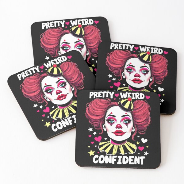 Item preview, Pretty Weird Confident Clowngirl Clown designed and sold by MooonTees.