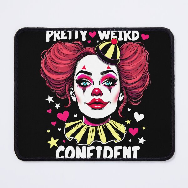 Item preview, Pretty Weird Confident Clowngirl Clown designed and sold by MooonTees.
