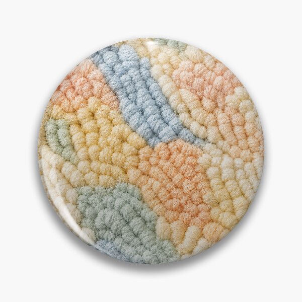 Item preview, Pastel Chenille Tufted Textile Pattern designed and sold by frumixart.