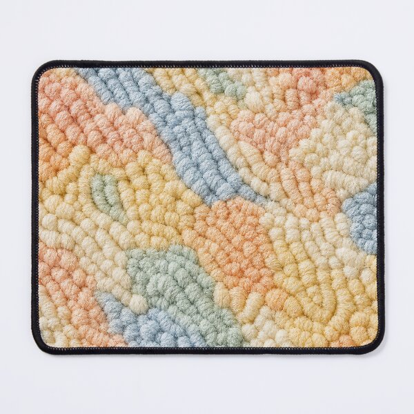 Item preview, Pastel Chenille Tufted Textile Pattern designed and sold by frumixart.