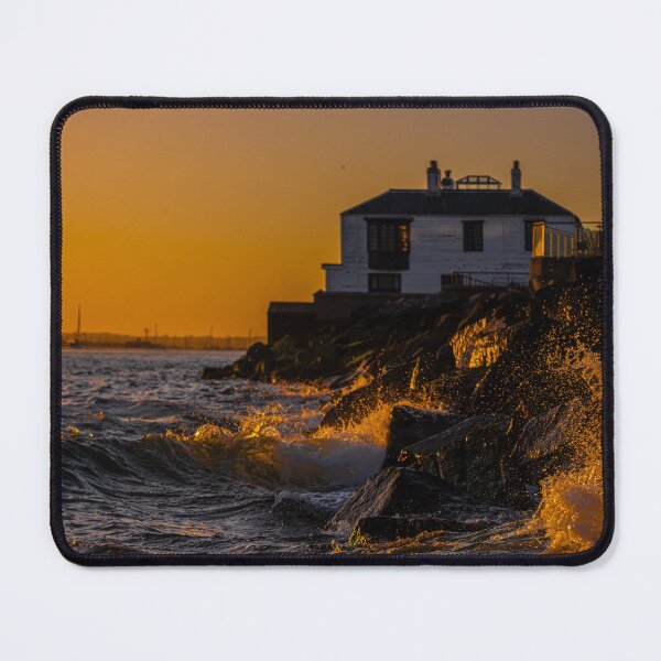 Item preview, Golden Spray and Ocean Waves at Sunset designed and sold by AndrewPHayward.