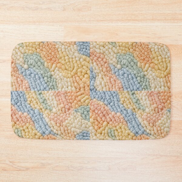 Item preview, Pastel Chenille Tufted Textile Pattern designed and sold by frumixart.