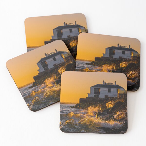 Item preview, Golden Waves Crashing on Portsmouth Sea Wall designed and sold by AndrewPHayward.