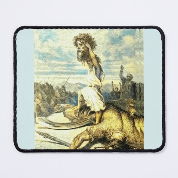 Item preview, David and Goliath Biblical Victory Art designed and sold by Flirt-Teez.