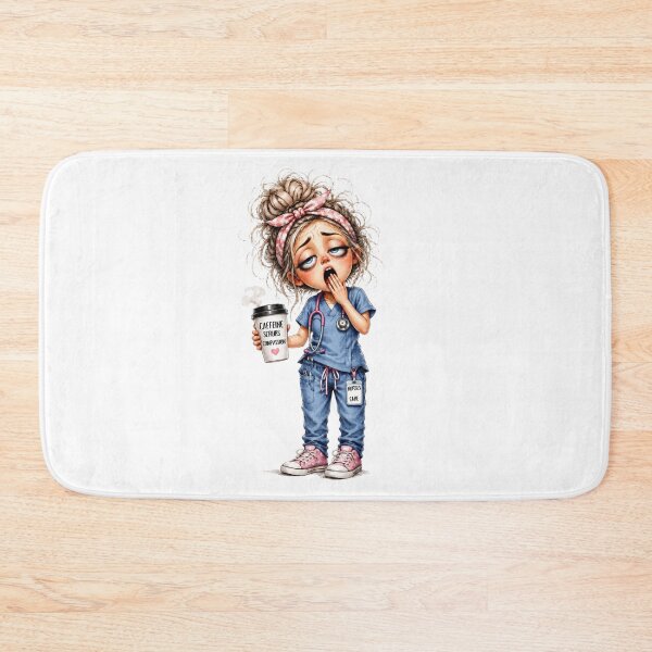 Item preview, Funny Tired Nurse Life Coffee and Scrubs designed and sold by Nurse Craft Studio.