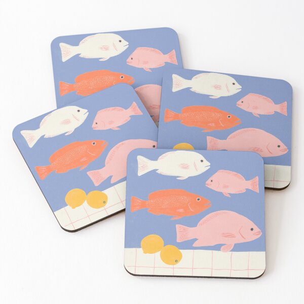 Item preview, Colorful fish and lemons designed and sold by Studio Remier.