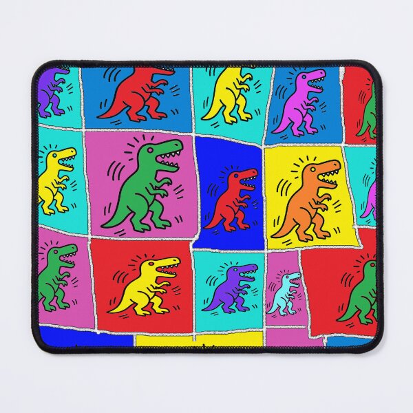 Item preview, pop art t rex dinosaur 123 designed and sold by LowEndGraphics.