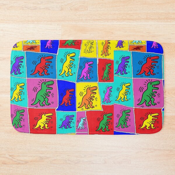 Item preview, pop art t rex dinosaur 123 designed and sold by LowEndGraphics.
