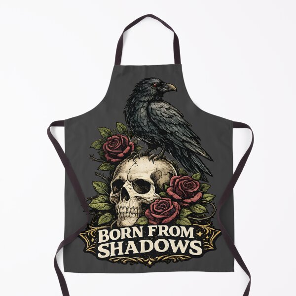Item preview, Born From Shadows Gothic Raven Skull designed and sold by Mr Lee.