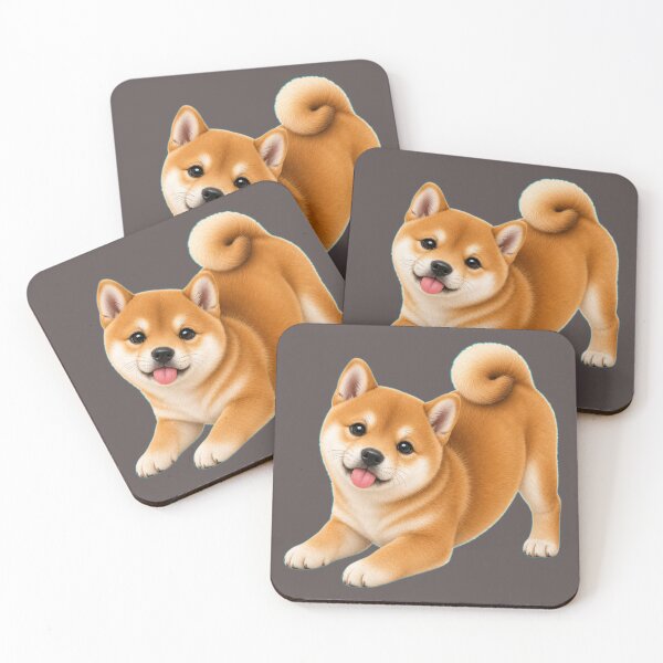 Item preview, Sweet Shiba Inu Puppy "Mlem" designed and sold by DarVibe Designs.
