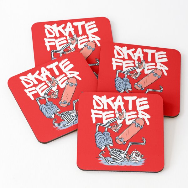 Item preview, Skeleton Skateboard Wipeout - Funny Falling Bones Cartoon Art designed and sold by PrimalBeastLab.