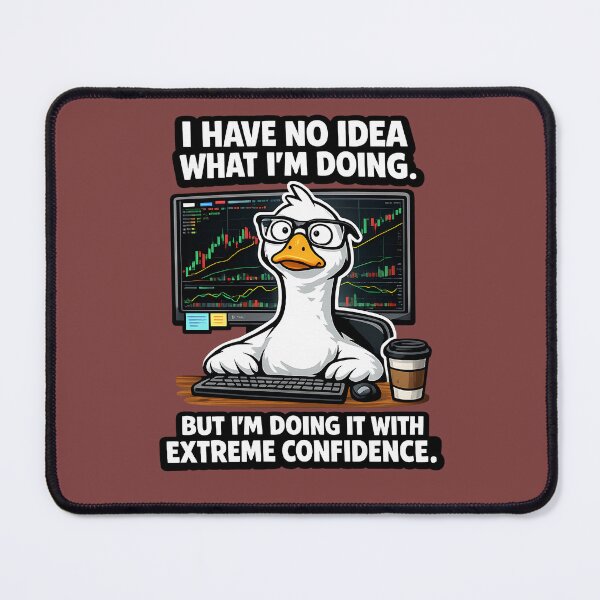 Item preview, ​I Have No Idea What Im Doing Funny Goose Imposter Syndrome Office Humor designed and sold by DryHumorPrints.
