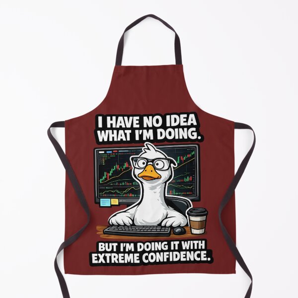 Item preview, ​I Have No Idea What Im Doing Funny Goose Imposter Syndrome Office Humor designed and sold by DryHumorPrints.