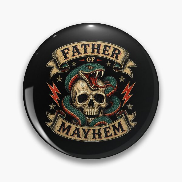 Item preview, Father of Mayhem Men Dad Funny Father's Day Matching Family designed and sold by AnitaBice.