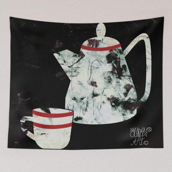 Item preview, Tea Time - Abstract by Ellizzy Art designed and sold by Ellizzy®Art.