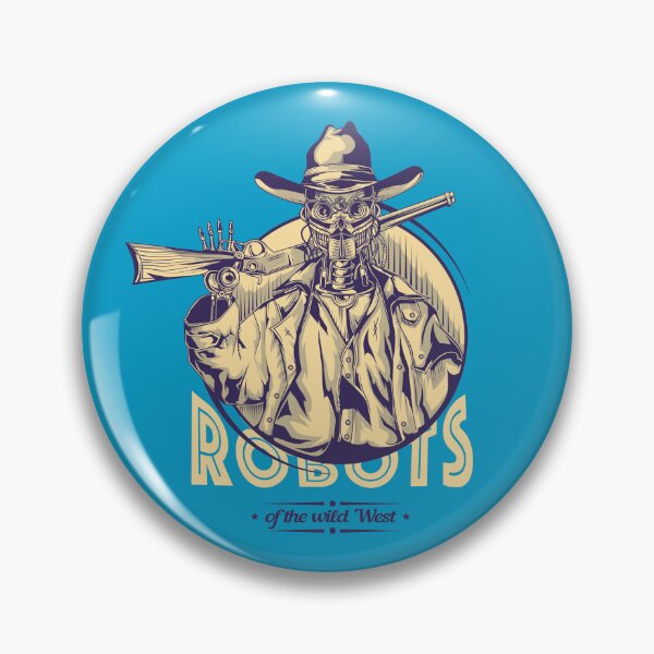 Item preview, Futuristic Wild West Robot Cowboy Retro Sci-Fi Graphic designed and sold by DERA RAY.