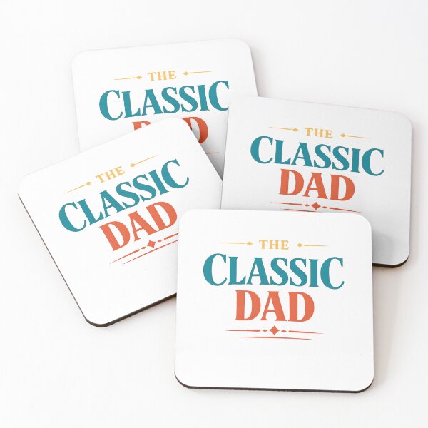 Item preview, The Classic Dad - Retro Sunset Vintage Typography for Father's Day designed and sold by VaultVibes.