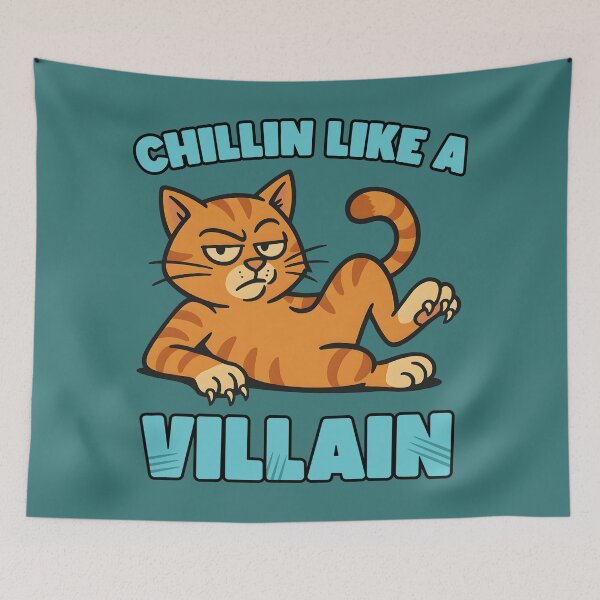 Item preview, CHILLIN LIKE A VILLAIN designed and sold by TeeCodes.