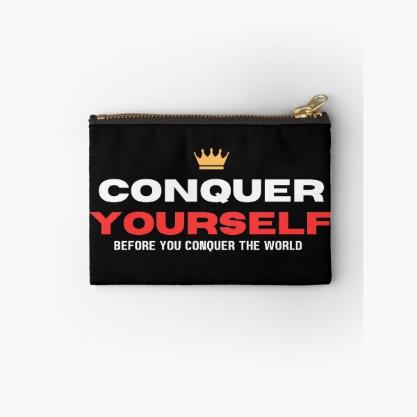 Item preview, Conquer Yourself Motivational Design for him designed and sold by WarriorsArmour.