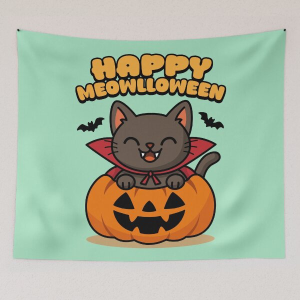 Item preview, Meowlloween designed and sold by TeeCodes.