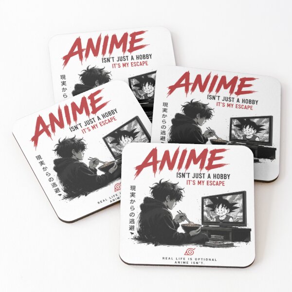 Item preview, Anime is my escape designed and sold by fadeinkstudio.