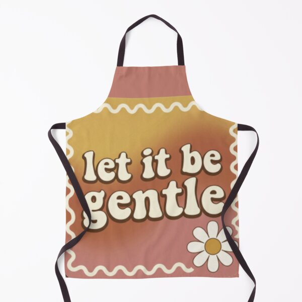 Item preview, Let It Be Gentle – Calm Healing Positive Typography Design designed and sold by CosmicQuietStudio.
