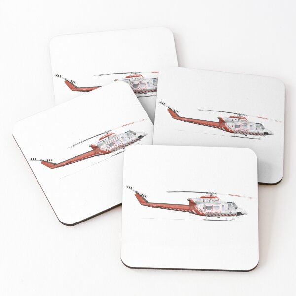 Item preview, BELL 412 VH-VAO AMB-VIC 2014 designed and sold by Grubby Fingers Aircraft Illustration.