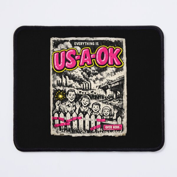 Item preview, Everything Is US-A-OK (Nuclear Family) designed and sold by KungPowUnicorn.
