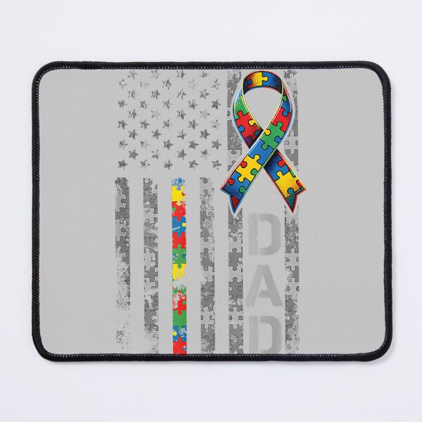 Item preview, Autism Awareness Dad USA Flag Fathers Day Daddy Men Gifts designed and sold by KathieFaugh.