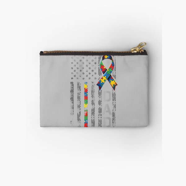 Item preview, Autism Awareness Dad USA Flag Fathers Day Daddy Men Gifts designed and sold by KathieFaugh.