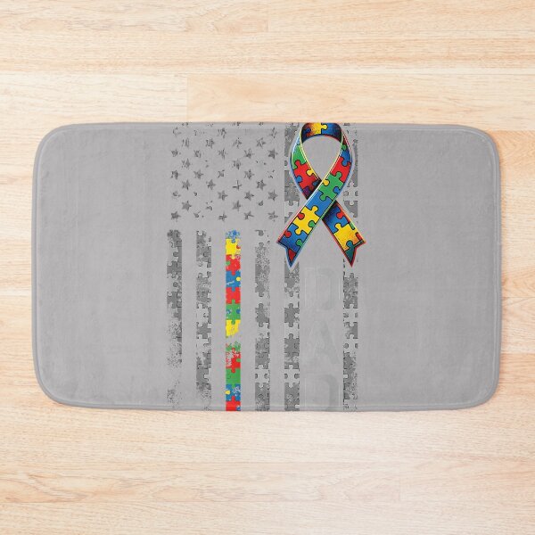 Item preview, Autism Awareness Dad USA Flag Fathers Day Daddy Men Gifts designed and sold by KathieFaugh.