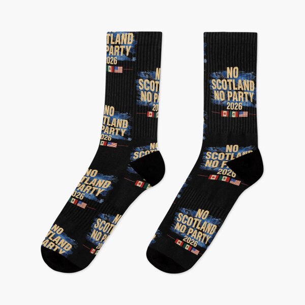 Item preview, No Scotland No Party- Scotland Football World Cup 2026, Canada Mexico Usa 2026 designed and sold by Elloodiee.
