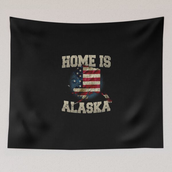 Item preview, Home is Alaska USA US map gift unique fans Proud Strong Support designed and sold by djpraxis.