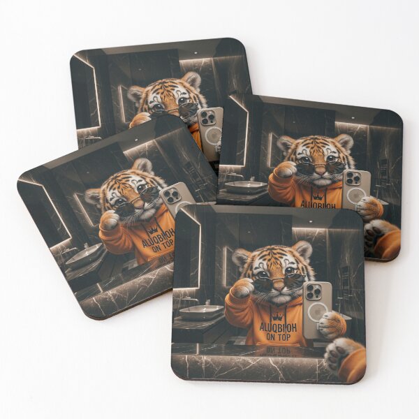 Item preview, Cute Baby Tiger Hoodie Sticker | Kawaii Cool Tiger Cub Design ??️ designed and sold by radsan rao.