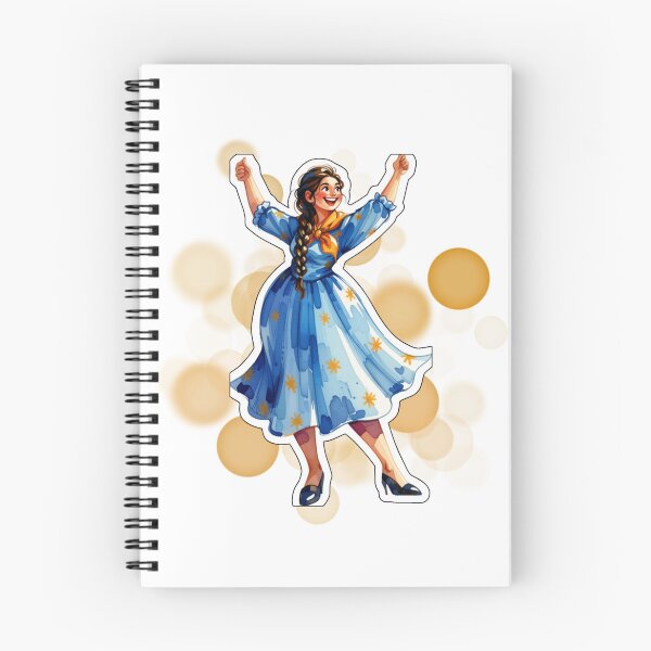 Item preview, Argentine Dancer in Blue Dress Cultural Dance Design designed and sold by iamKRUK.