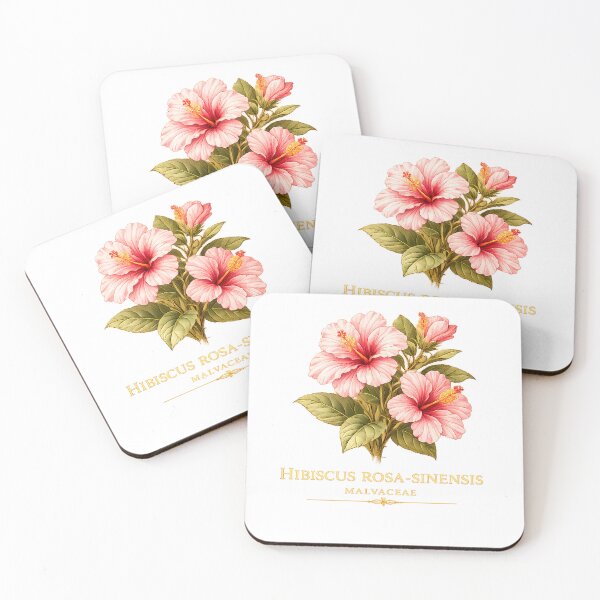 Item preview, Hibiscus Flower Botanical Illustration | Tropical Floral Design designed and sold by GGAUL.