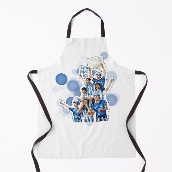 Item preview, Argentina Fans Holding National Flag Football Design designed and sold by iamKRUK.