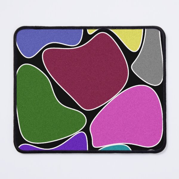 Item preview, Colorful Organic Shapes Abstract Composition designed and sold by PixelParinda.