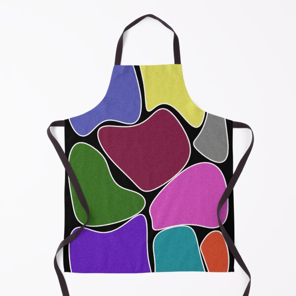 Item preview, Colorful Organic Shapes Abstract Composition designed and sold by PixelParinda.