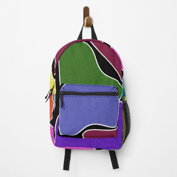 Item preview, Colorful Organic Shapes Abstract Composition designed and sold by PixelParinda.
