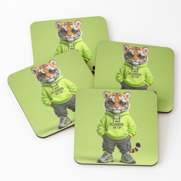 Item preview, Cute Baby Tiger Hoodie Sticker | Kawaii Cool Tiger Cub Design ??️ designed and sold by radsan rao.