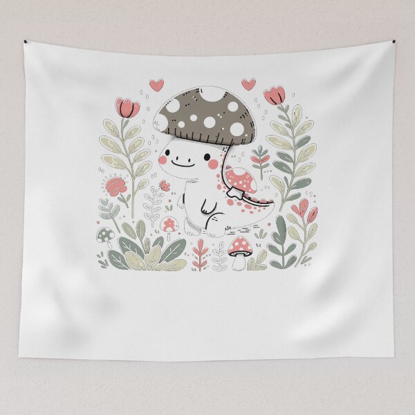 Item preview, Mushroom Smiley Flowers designed and sold by SiarheiYur.