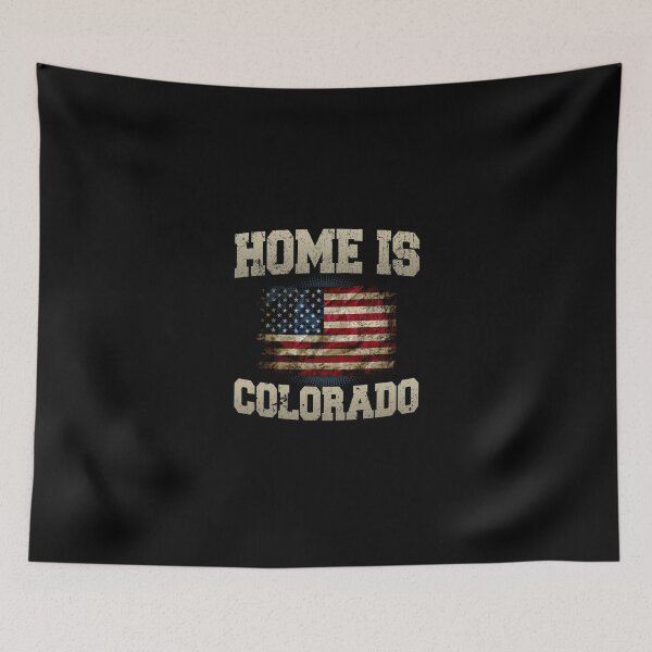 Item preview, Home is Colorado USA US map gift unique fans Proud Strong Support designed and sold by djpraxis.