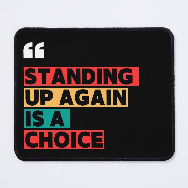 Item preview, Stand Up Again Quotes for Him designed and sold by WarriorsArmour.