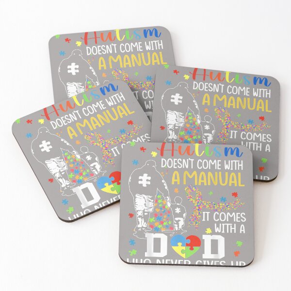 Item preview, Autism Awareness Doesn't Come with a Manual Autism Dad & Son designed and sold by KathieFaugh.