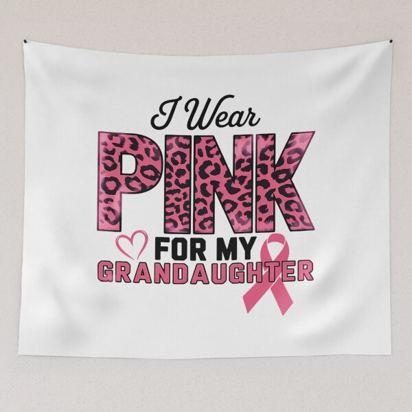 Item preview, I We Wear Pink For My Family Breast Cancer Pink Ribbon GRANDDAUGHTER designed and sold by SapfireStuArt.