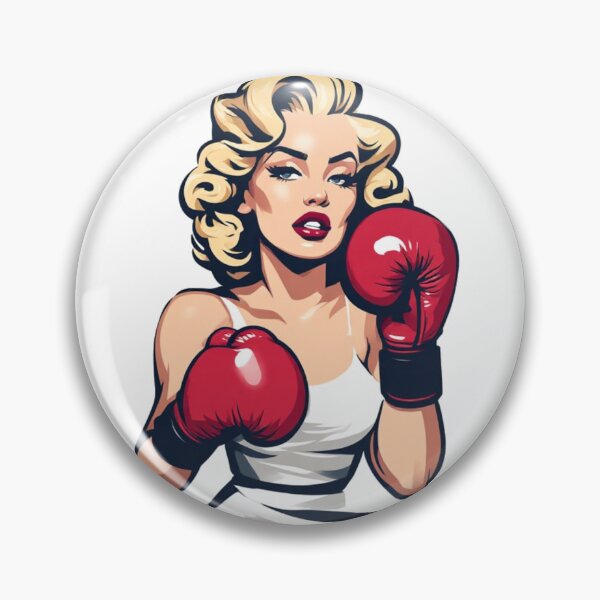 Item preview, Vintage Boxing Diva – Glamour Meets Grit designed and sold by halibutgoatramb.