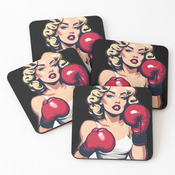 Item preview, Vintage Boxing Diva – Glamour Meets Grit designed and sold by halibutgoatramb.