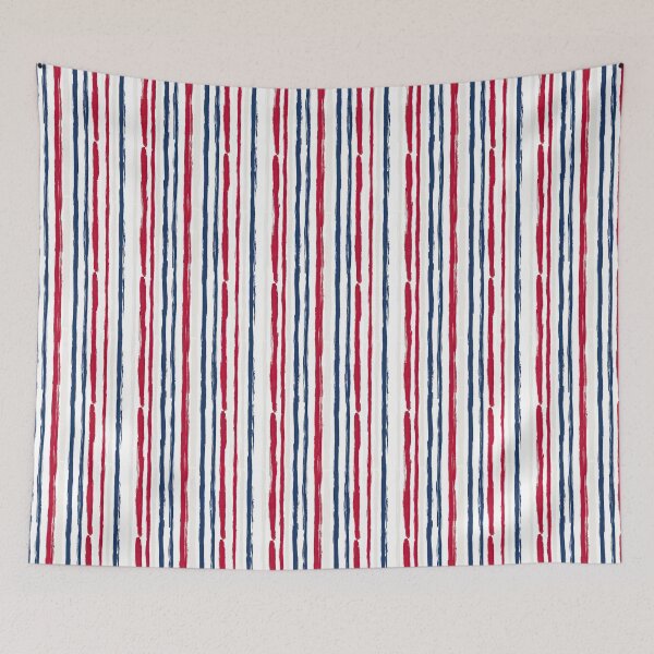 Item preview, Fine Line Ink Drip Red White And Blue Pattern designed and sold by igraphixart.