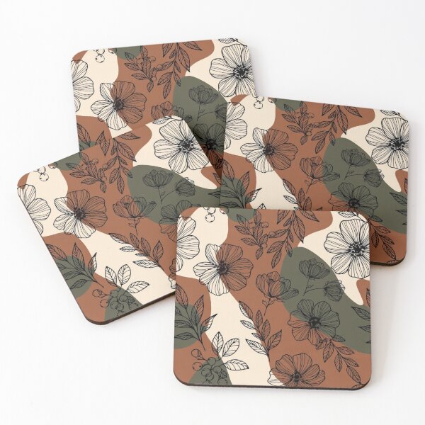 Item preview, Boho Wildflower Pattern, Seamless Botanical Design, Earth Tone Floral Print, Neutral Nature Illustration, Cottagecore Flower Artwork designed and sold by GalleryPeak.